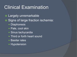 Non st elevation myocardial infarction and unstable angina | PPTX
