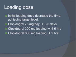 Loading Dose Rilonacept Non st elevation myocardial infarction and unstable angina | PPTX