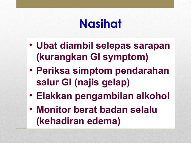 Non-Steroidal Anti-Inflammatory Drugs (NSAIDs)