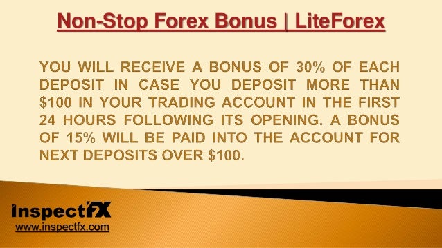 Liteforex welcome bonus