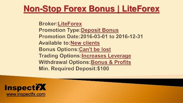 Liteforex welcome bonus