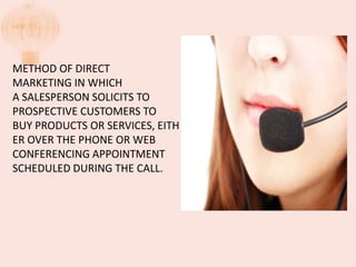 Can hold attention of reader/recipient.DIRECT RESPONSE ADVERTISINGstandard broadcast and print media designed to generate a direct response. example: an order or personal visit.