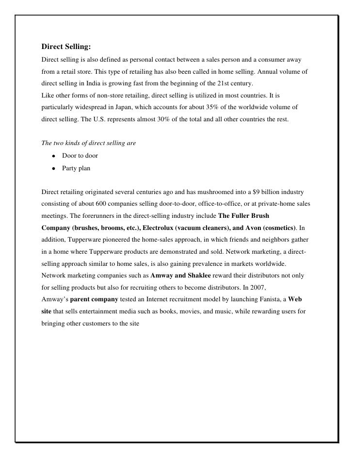 Non Store Retail Format