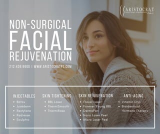 Non surgical facial rejuvenation