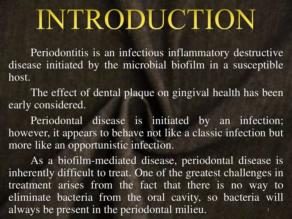 Non surgical periodontal therapy