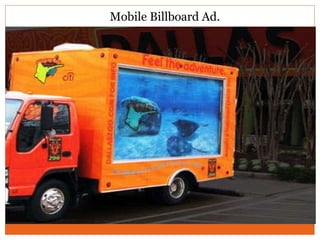 Mobile Billboard Ad. 