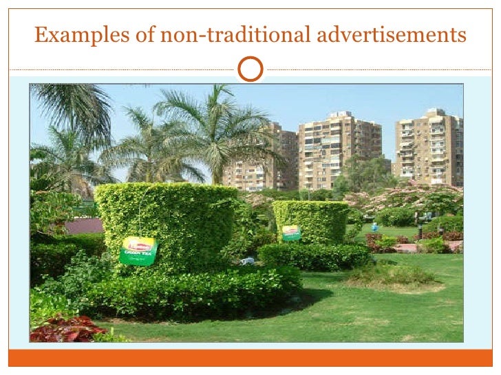 non traditional advertising