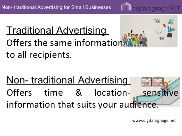 non traditional advertising