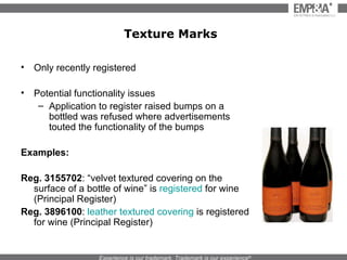 Non-Traditional Trademarks - AIPF Presentation January 2012 | PPT