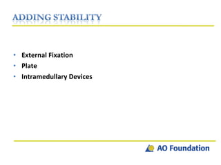 External Fixation Plate Intramedullary Devices 