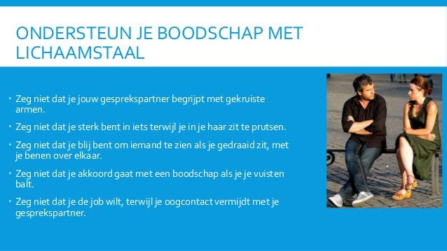 Non verbaal gedrag flirten