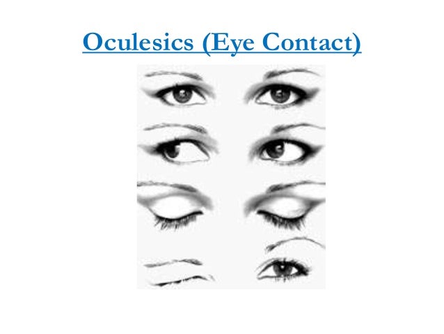 oculesics