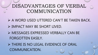Types of Communication | PPTX