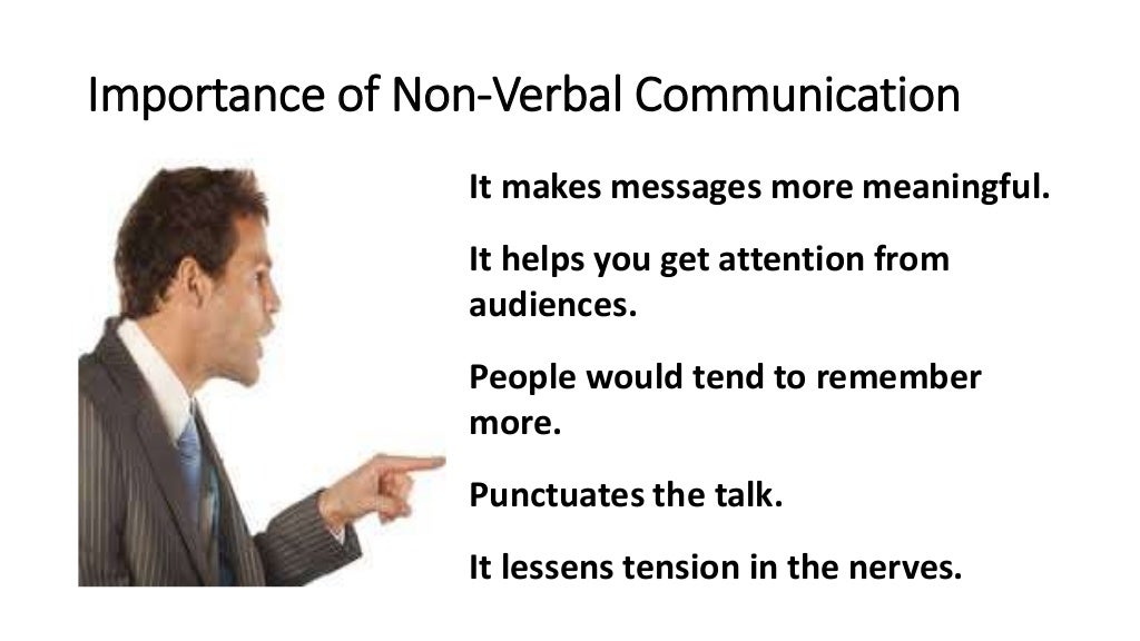 Non verbal communications