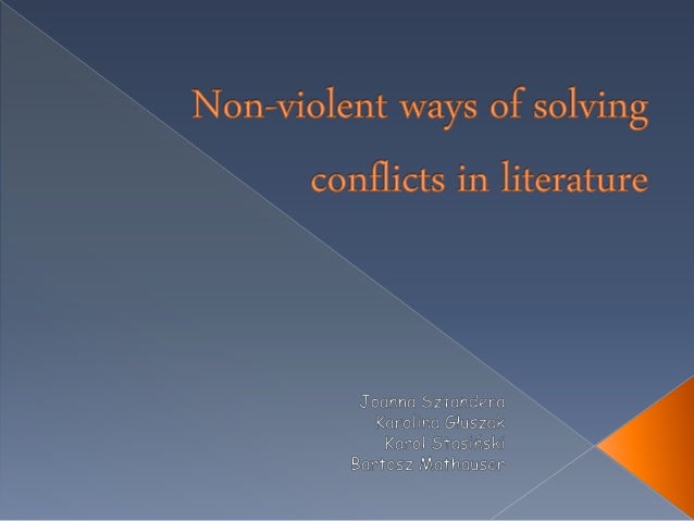 non violent solutions to armed conflict non violent solutions to armed conflict