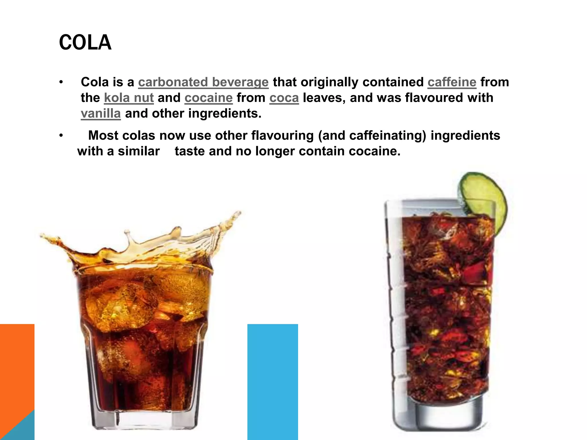 Non alcoholic beverages PPT