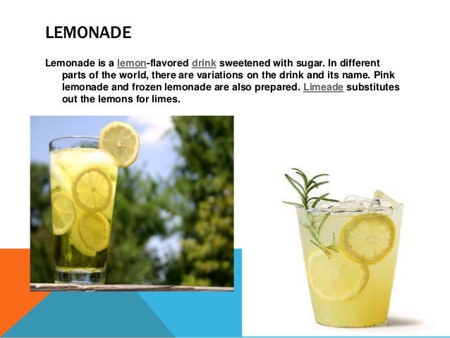 alcoholic drink names