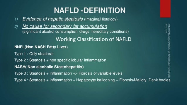 Non alcoholic fatty liver disease(NAFLD) Non alcoholic fatty liver disease(NAFLD)