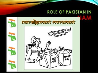 ROLE OF PAKISTAN IN
NAM
 