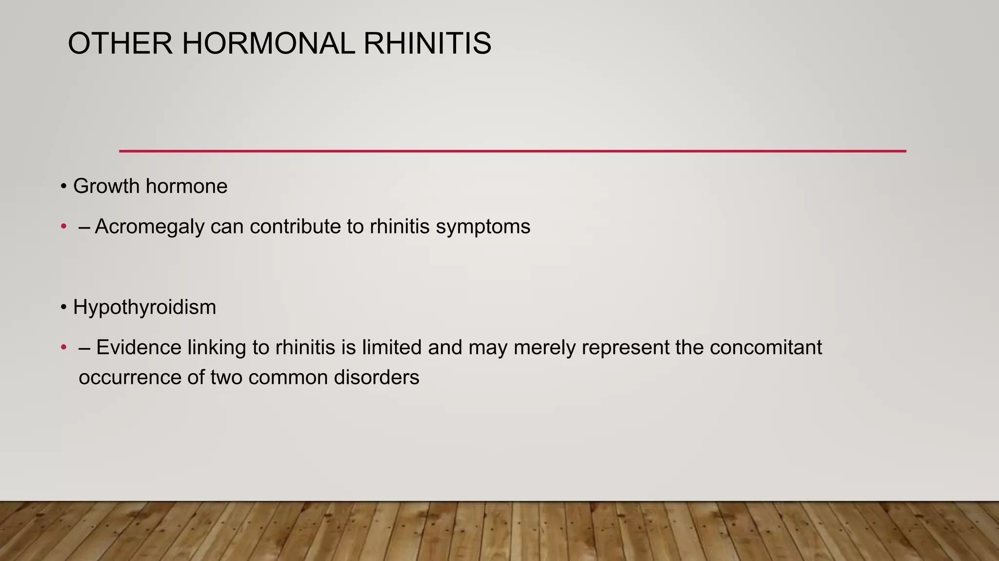 Non Allergic Rhinitis | PPTX