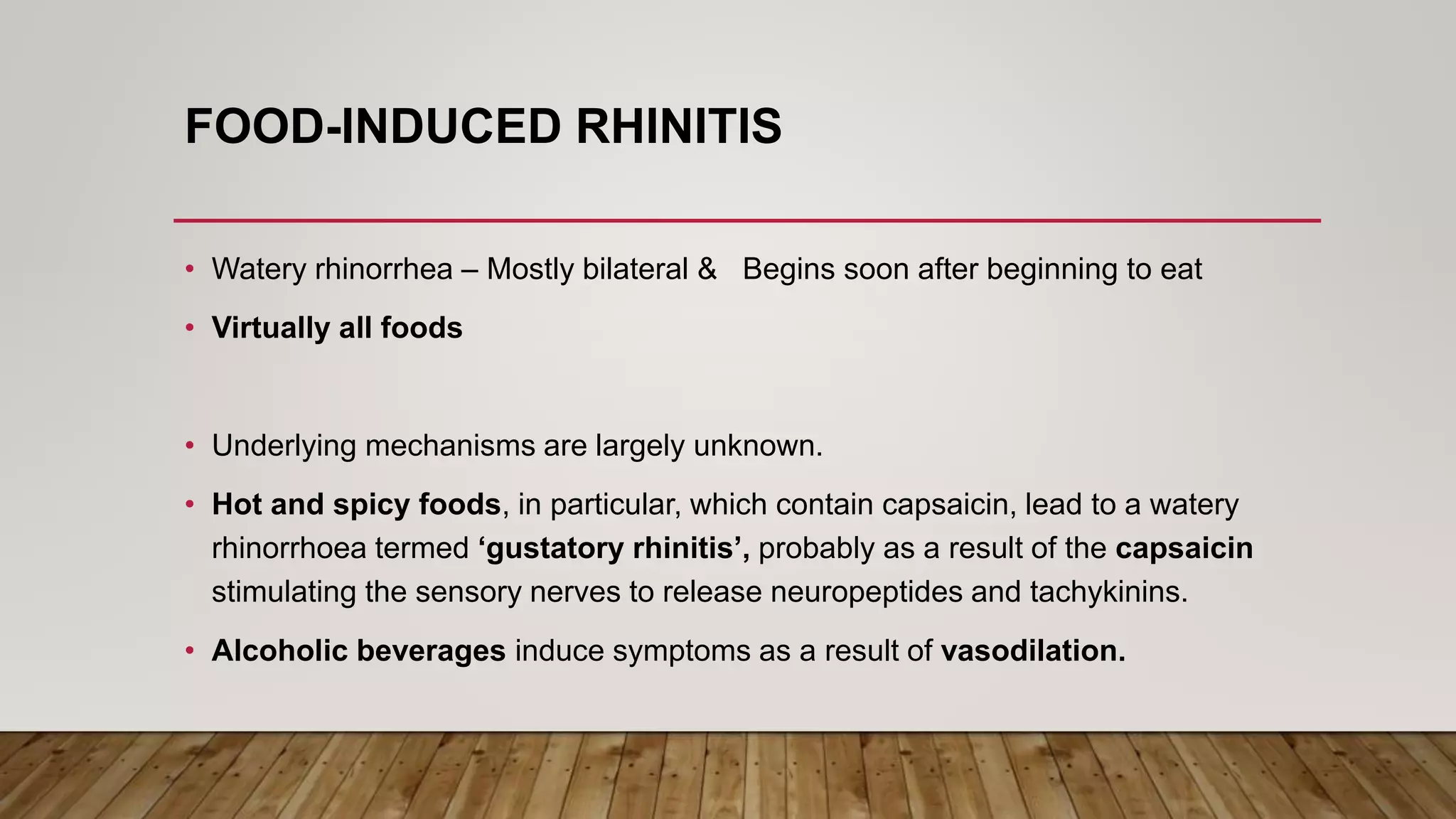Non Allergic Rhinitis | PPTX
