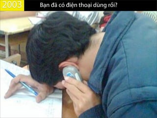 Bạn đã có điện thoại dùng rồi?2003
 