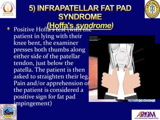 Non arthritic knee pain | PPT