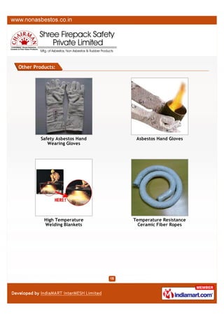 Products

OTHER PRODUCTS:

Vermiculite Coated Silica
Fabric

Carbon Fiber Cloth Fabric

Graphite Coated Glass Fiber
Cloth

Mica Coated Ceramic Cloth

A Member of

 