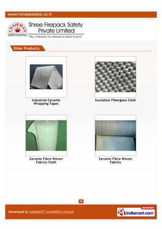 Products

OTHER PRODUCTS:

Non Metallic Asbestos Ropes

Asbestos Gland Packing Rope

Asbestos Braided Rope

Asbestos Apron

A Member of

 