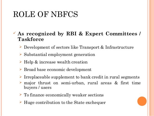Non banking financial companies