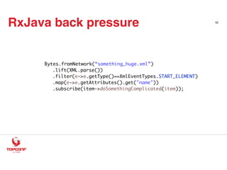 Non Blocking I/O for Everyone with RxJava | PDF