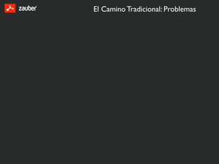 El Camino Tradicional: Problemas
 