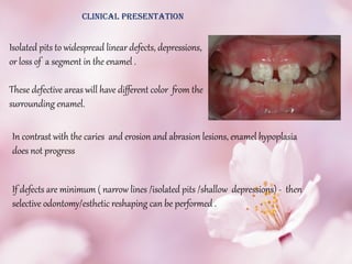 Sharp Linear Defect Tooth non carious lesions In dentistry important | PPTX