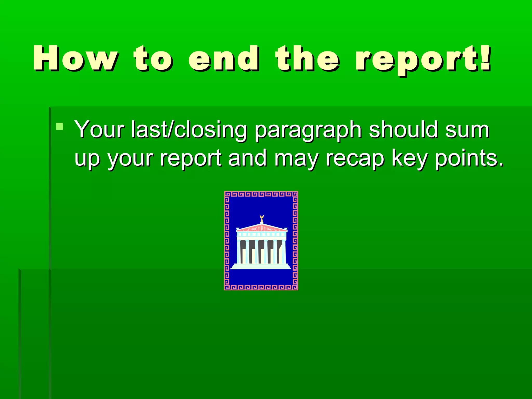 Non chron report | PPT