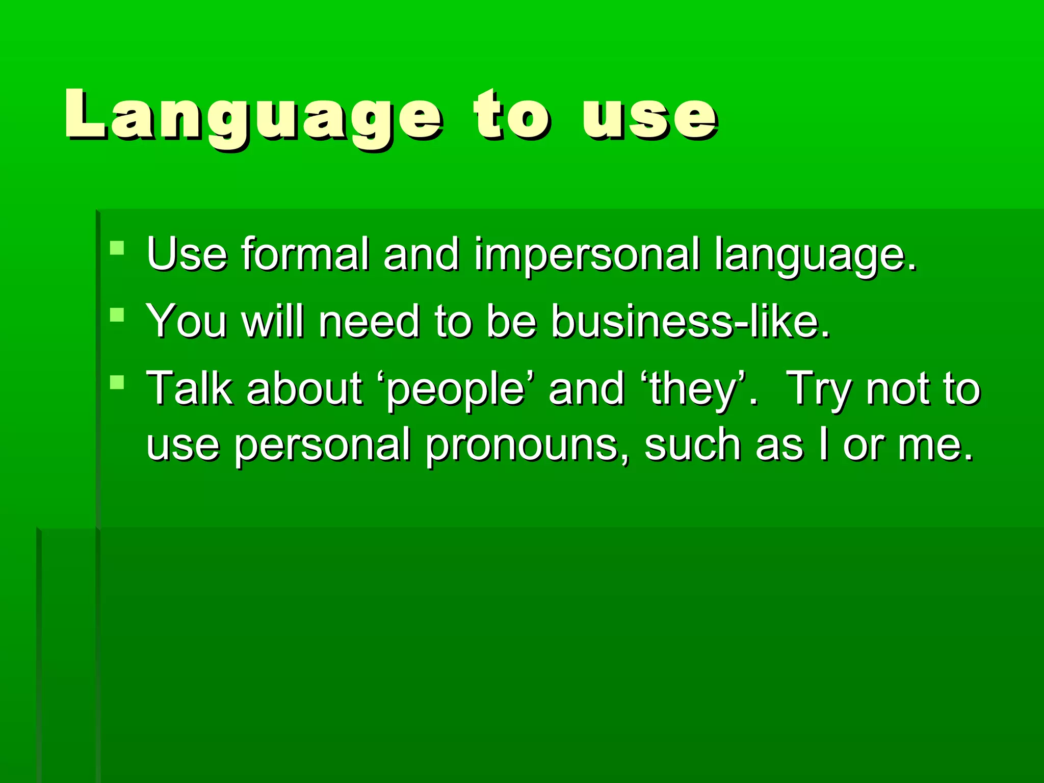 Non chron report | PPT