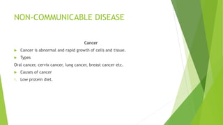 Non communicable diseases | PDF