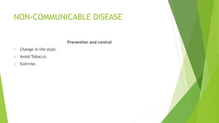 Non communicable diseases | PDF
