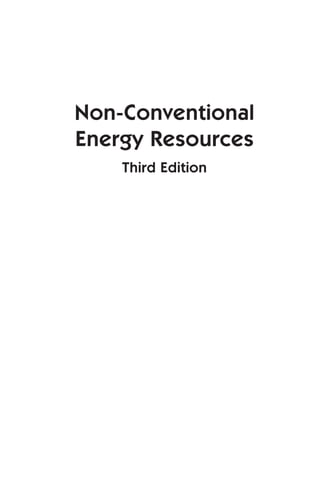 Non-Conventional
Energy Resources
Third Edition
 