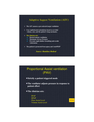 Nonconventional Modes of Ventilation - Desphande | PDF