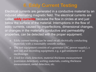 Non Destructive Testing (NDT) | PDF