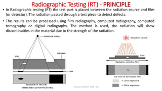 Non Destructive Testing (NDT), Testing of Materials | PDF