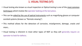 Non Destructive Testing (NDT), Testing of Materials | PDF