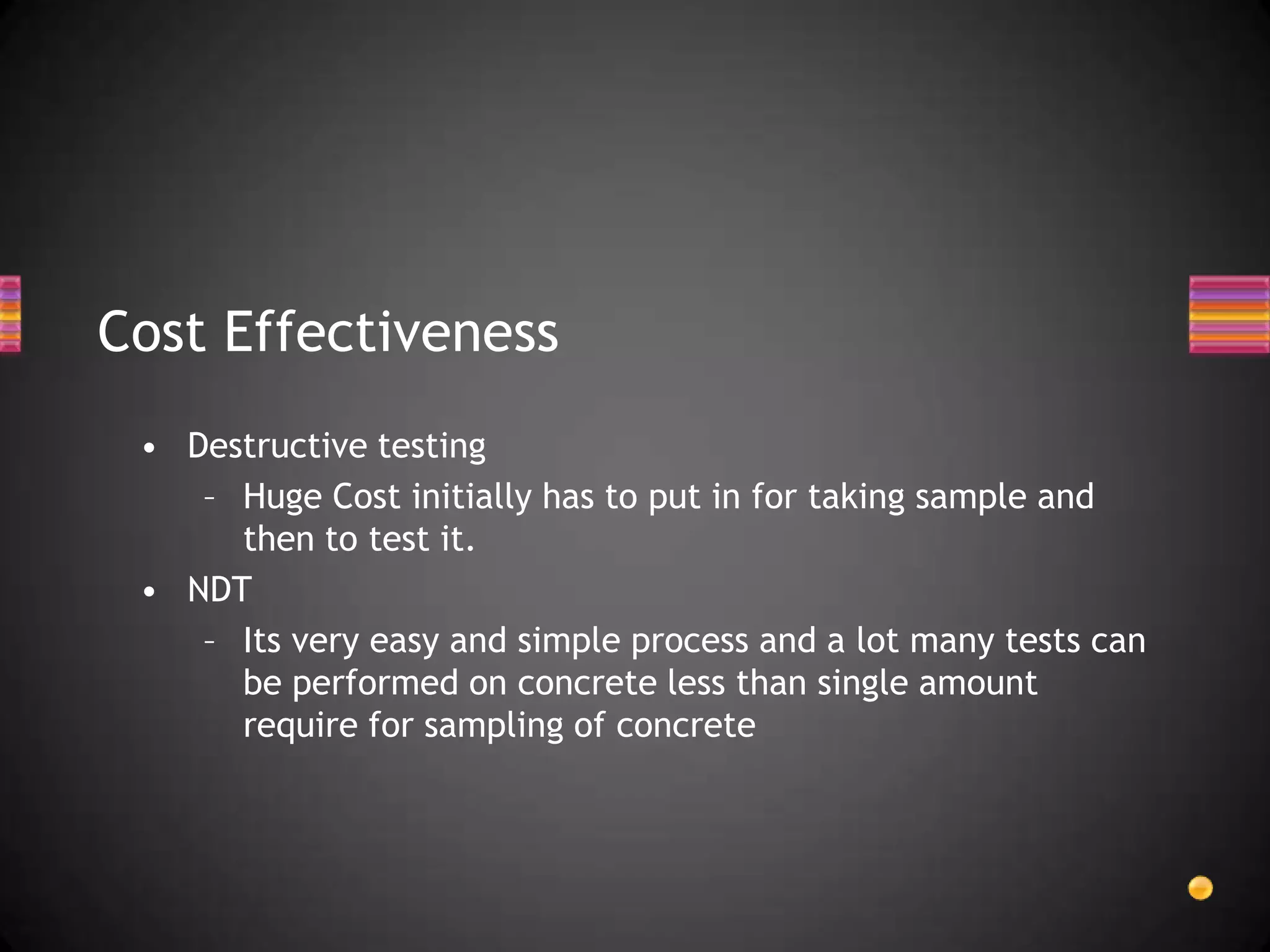 Non destructive test on concrete (ndt) | PPTX