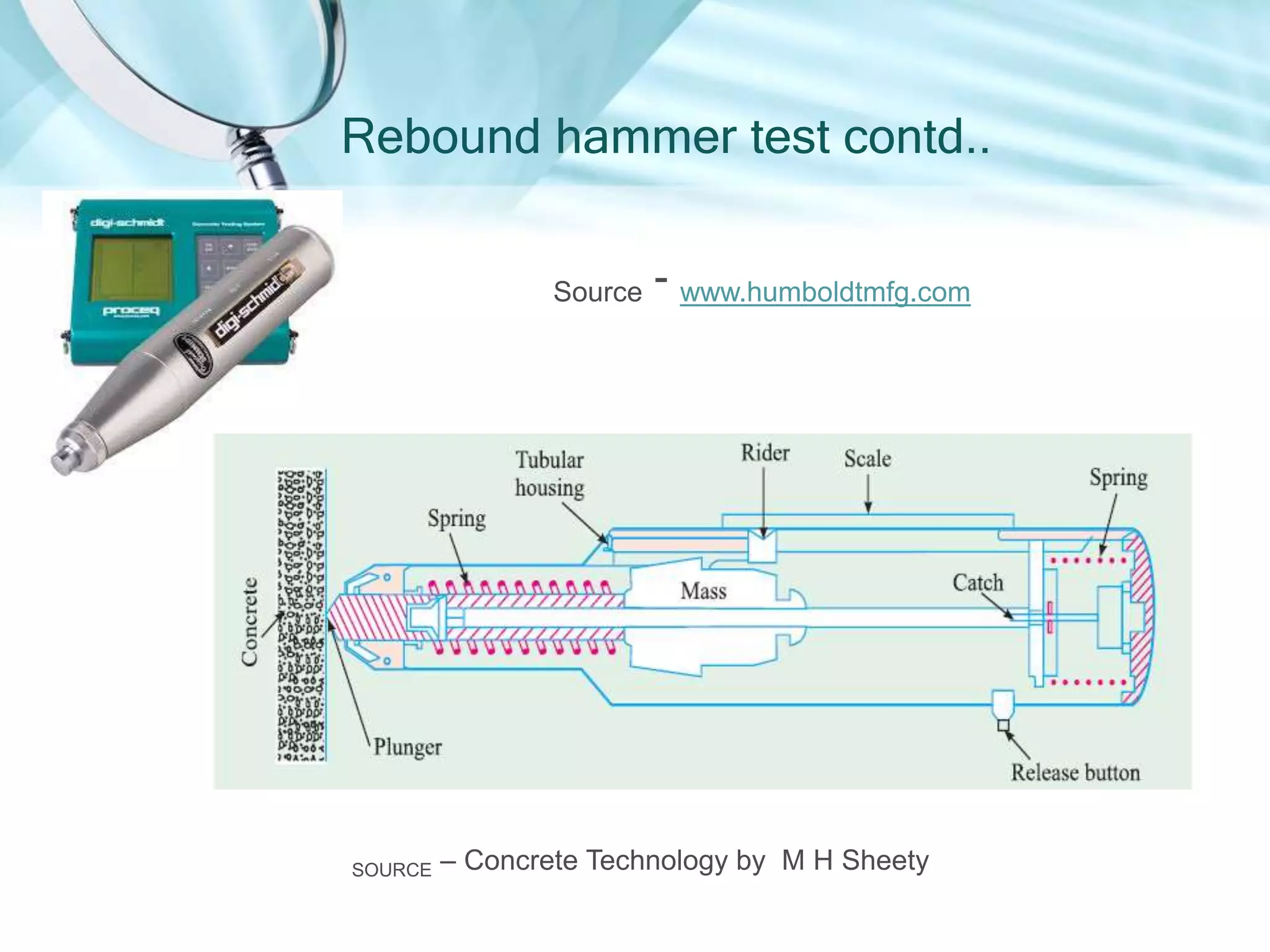 Non destructive test in CIVIL ENGINEERING Construction | PPTX