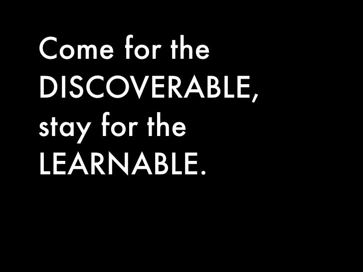The New Era of (Non-) Discoverability Slide 47