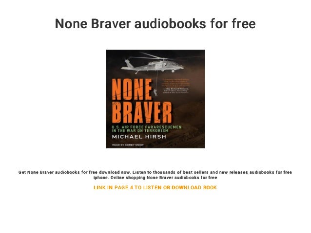 None Braver Audiobooks For Free - 