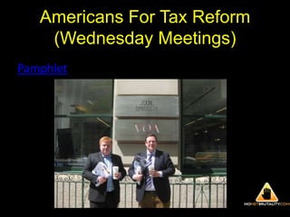 Americans For Tax Reform (Wednesday Meetings)Pamphlet
