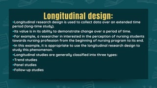 Longitudinal Design Example nonexperimental.pptx poerpoint presentation | PPTX