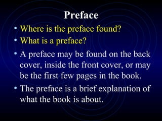 Nonfiction book parts | PPT