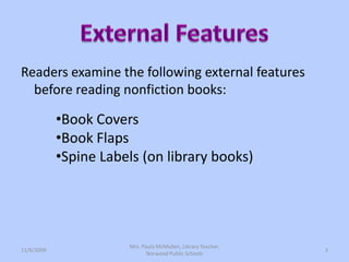 Nonfiction Features Gr 4-5 | PDF